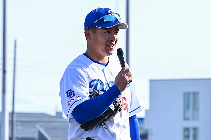 中日ドラゴンズ、ファーム戦でヒーローインタビューを実施！