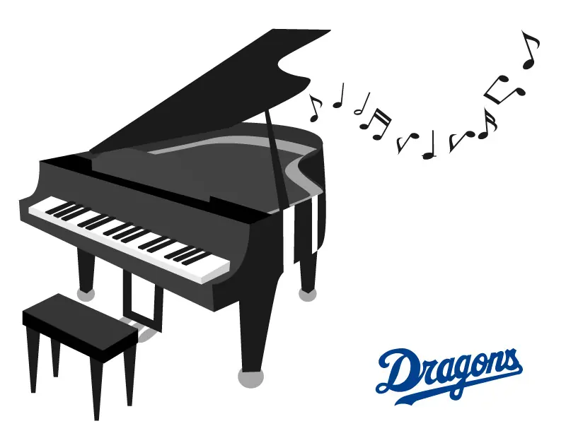 ドラゴンズの特別なピアノがバンテリンドームに登場！