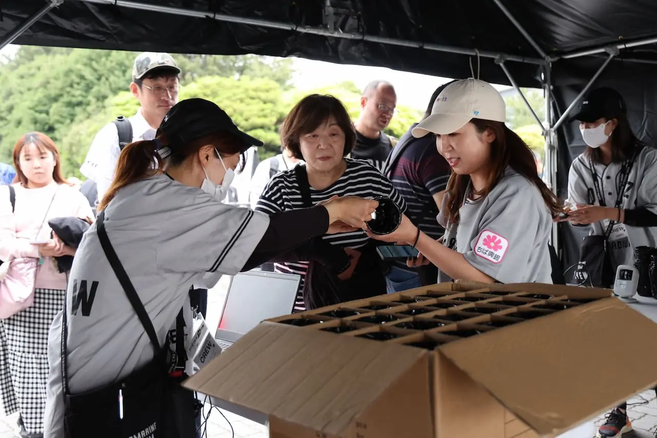 千葉ロッテマリーンズのファンクラブデーでファンたちが大盛り上がり