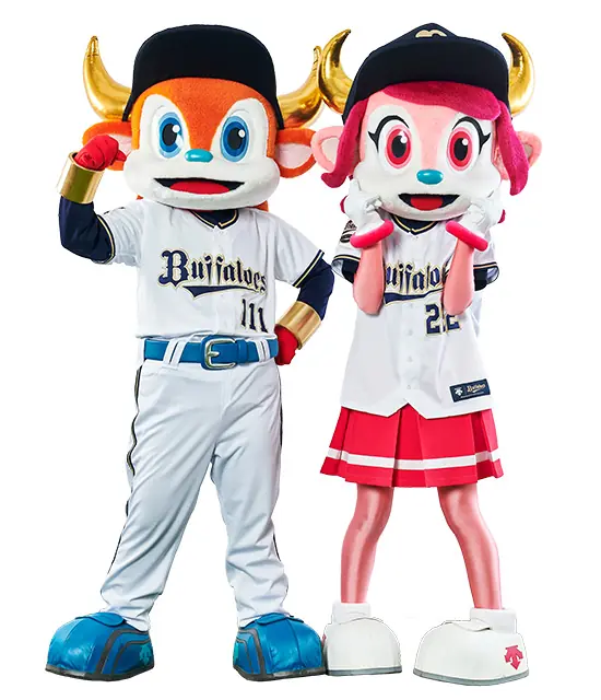 オリックス・バファローズのオープン戦でマスコットたちが登場します!