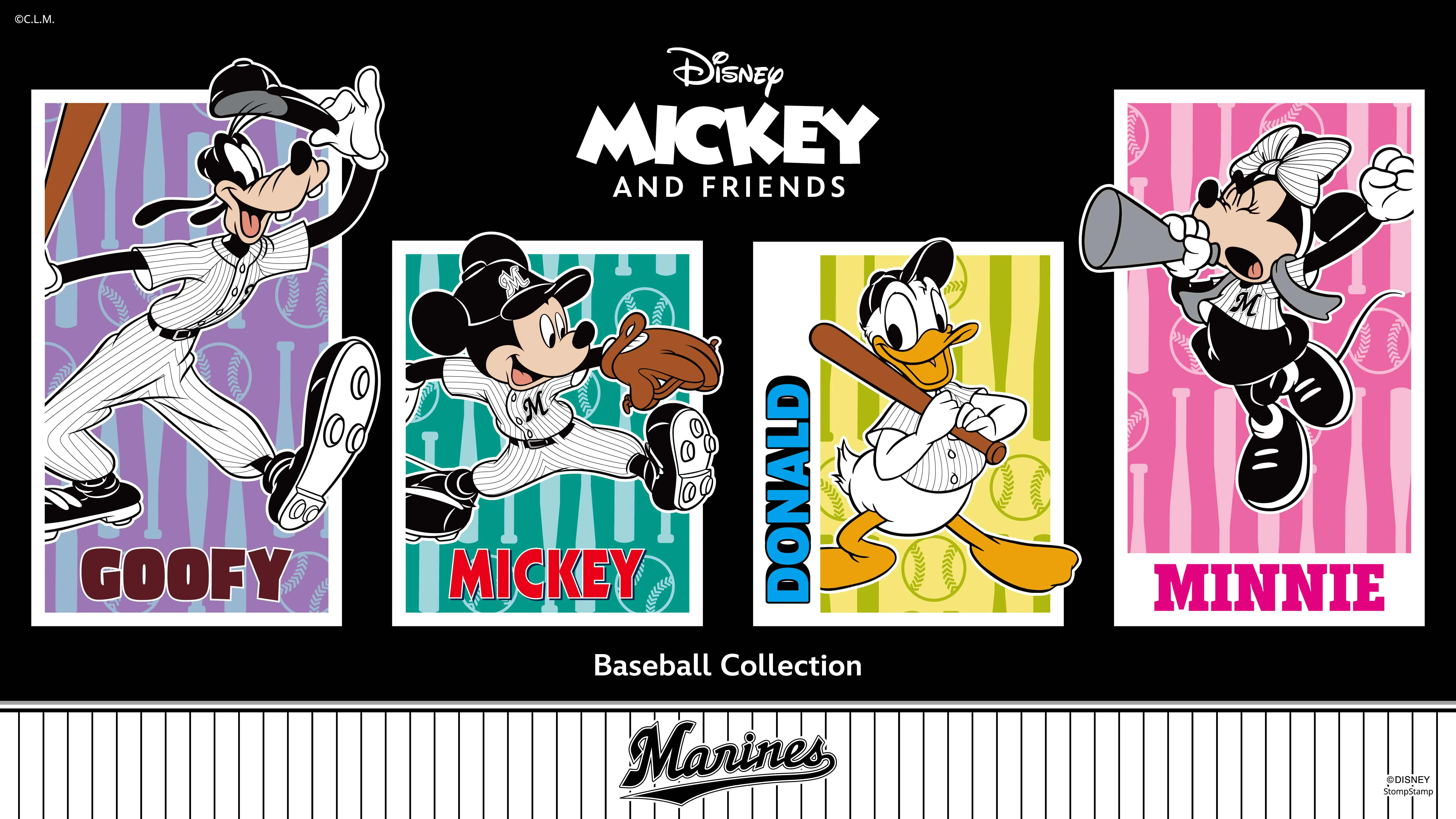 マリーンズの新しいグッズ「ミッキー＆フレンズ」コレクションが登場！