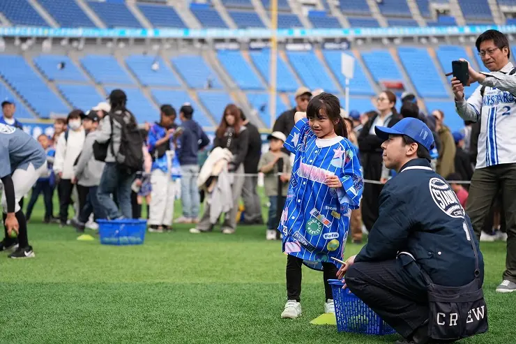 横浜スタジアムで野球体験イベント『ゆうぐれB-PARK』を開催
