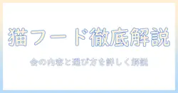 キャットフードを学ぶ勉強会の参加ガイド：会の内容とキャットフードの選び方を詳しく解説