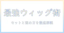 ウィッグのセットと固め方を徹底解説するガイド