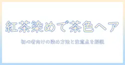 ウィッグを紅茶染めで茶色に染める方法と注意点｜初心者にもわかるガイド