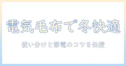 電気毛布とひざ掛けの使い方と電気代を抑えるコツ—冬を快適に過ごすための選び方ガイド