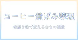 コーヒーの歯の黄ばみを歯磨き粉で落とす方法と選び方