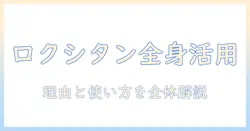 ロクシタンのハンドクリームを全身ケアに活用する方法｜全身にも使える理由と選び方