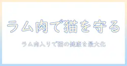 キャットフードとラム肉の選び方ガイド：ラム肉入りキャットフードで猫の健康をサポート