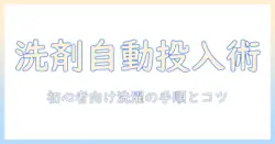 洗濯機の洗剤自動投入を活用した洗い方ガイド:初心者でも分かる手順とコツ
