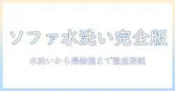 ソファーの水洗いと掃除機の使い方を徹底解説！おすすめの掃除機と選び方