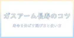 ガススプリング搭載のモニターアームの寿命を延ばす選び方と使い方