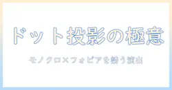 dotsとプロジェクターで作るファズ表現の極意――モノクロとフォビアをテーマにした演出アイデア