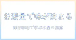 澤井 珈琲 の ドリップ バッグ お湯 の 量 を徹底解説
