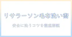 リサラーソンの電気毛布の洗い方を徹底解説：安全に洗うコツと注意点