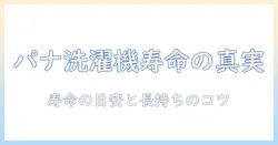 パナソニックの洗濯機は何年使える？寿命の目安と長持ちさせるコツ