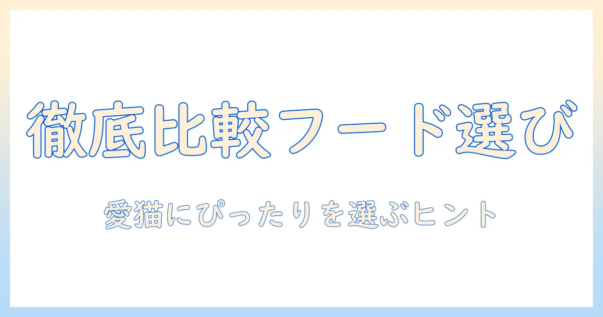 プレミアムキャットフードランキングで徹底比較！愛猫にぴったりの選び方とおすすめリスト