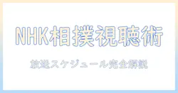 nhkのテレビ放送で相撲を観る方法と放送スケジュールの完全ガイド