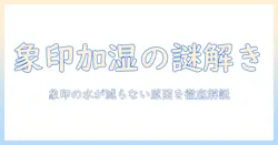 象印の加湿器で水が減らないときの原因と対処法｜選び方とおすすめモデル