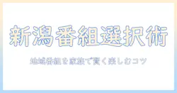 新潟のテレビ欄とbs放送を徹底解説：地域の番組情報を賢くチェックする方法