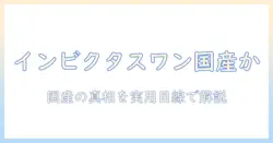 インビクタスワンの掃除機はどこの国製？徹底解説