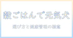 アニマルとワンの犬の雑穀ごはんで選ぶドッグフードのコツと健康管理
