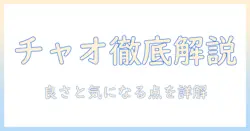 チャオのキャットフードの口コミを徹底解説｜選び方とおすすめポイントを解説