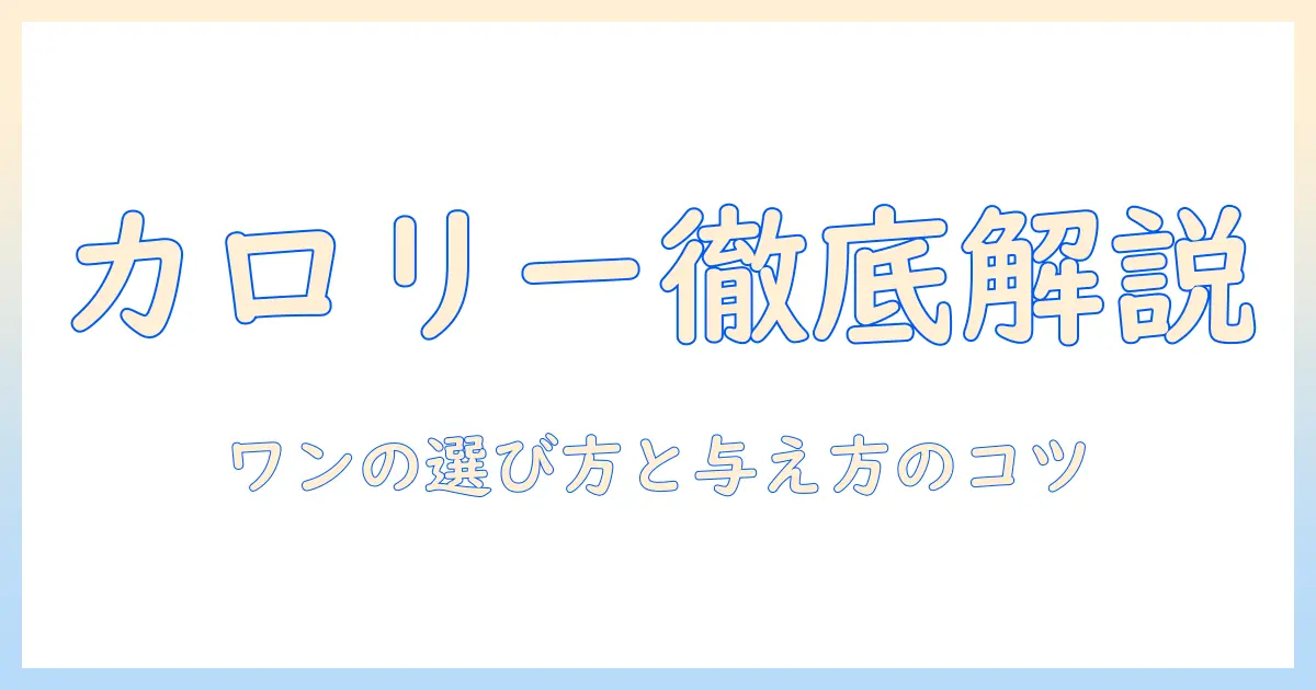キャットフードのカロリーを徹底解説｜oneを選ぶときのポイントと与え方