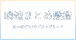 ウィッグでつくるまとめ髪の作り方｜初心者向け、手早くできるウィッグアレンジ