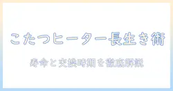 こたつのヒーター ユニット 寿命を解説:交換時期と長持ちさせるコツ