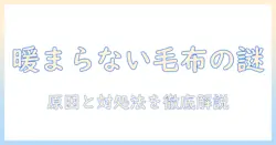 アイリスオーヤマの電気毛布が暖かくならないときの原因と対処法