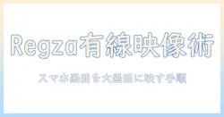 regzaのテレビとスマホを有線で接続する方法ガイド｜スマホ画面をテレビに映す手順と注意点