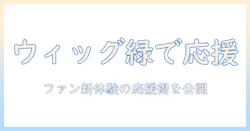 denaベイスターズを応援するウィッグ活用術—ファンの新しい楽しみ方とコツ
