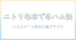 ニトリの電気毛布でハムスターと冬を快適に過ごす方法｜安全性と使い方のポイント