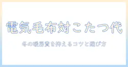 電気毛布とこたつの電気代を徹底比較!冬の暖房費を抑える使い分けと選び方