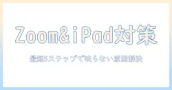 zoomとipadを使ってプロジェクターに映らないときの解決ガイド