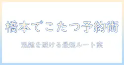 橋本でこたつを予約する方法と注意点