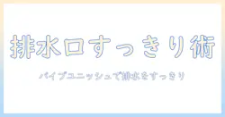 洗濯機の排水口のつまりをパイプユニッシュで解消するやり方