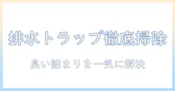 洗濯機の排水トラップを掃除する方法とパイプユニッシュの使い方を解説