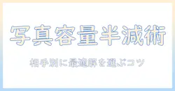 iphoneで写真を容量小さくして送る方法とコツ