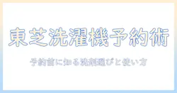 東芝の洗濯機を予約する前に知っておきたい洗剤選びと使い方｜予約方法と家事を楽にするコツ