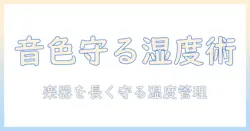 加湿器のおすすめガイド|楽器の音色を守る湿度管理と選び方