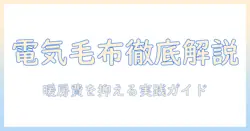 電気毛布の選び方とゴミ出しのポイント｜冬の暖房費を抑えるコツと正しい処分方法
