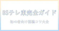 bs テレビ 東京 は 何 チャンネル です か？初心者向けの視聴ガイドとチャンネル案内