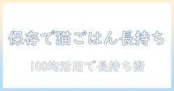 キャットフードを長持ちさせる保存容器と100均グッズの選び方