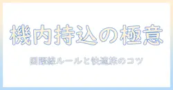 ハンドクリームを機内持ち込みする際の国際線ルールと快適な旅のコツ