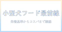 小型犬向けドッグフードの人気ランキング徹底ガイド｜選び方とおすすめポイント