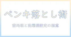 ペンキがついた作業着を洗濯機で落とす方法とケア術