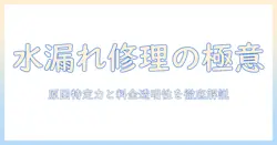 洗濯機の水漏れを修理する業者を選ぶときのポイントと注意点