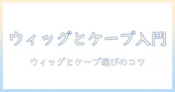 コスプレ用ウィッグとケープのおすすめガイド:初心者にも分かる選び方とアイテム比較